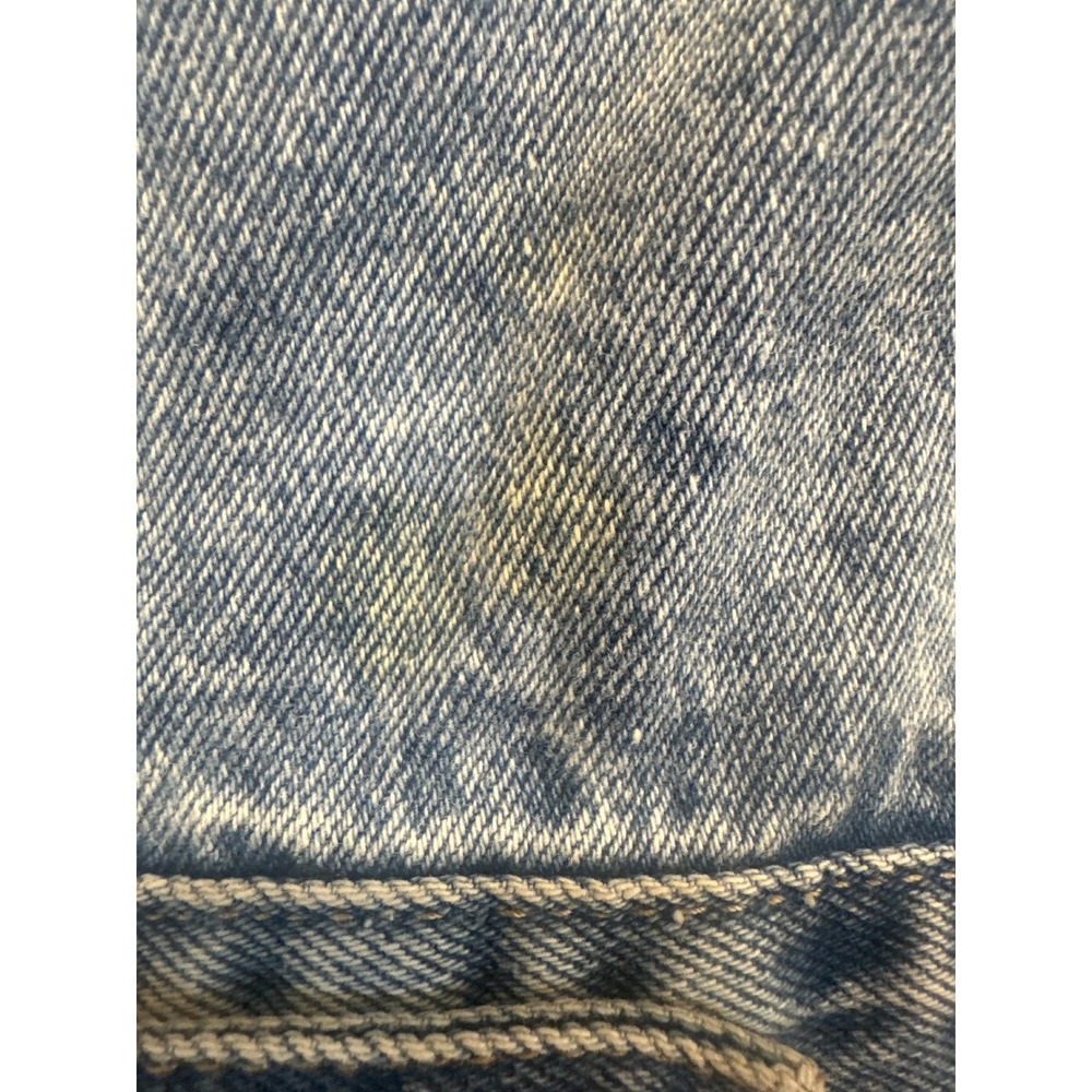 Alivia Ford Womens Distressed Acid Wash Denim boho Jacket Blue Size Medium read - Picture 7 of 10